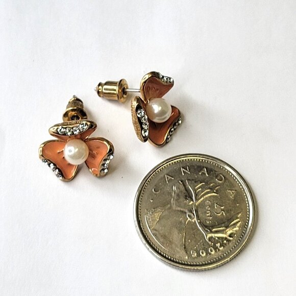 Orange Mini Earrings - Picture 7 of 9